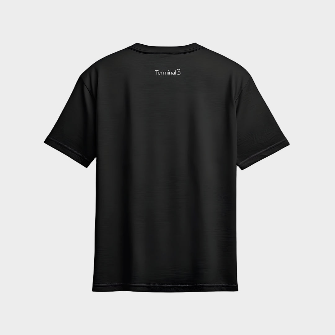 3House - Terminal3 T-Shirts -Black-