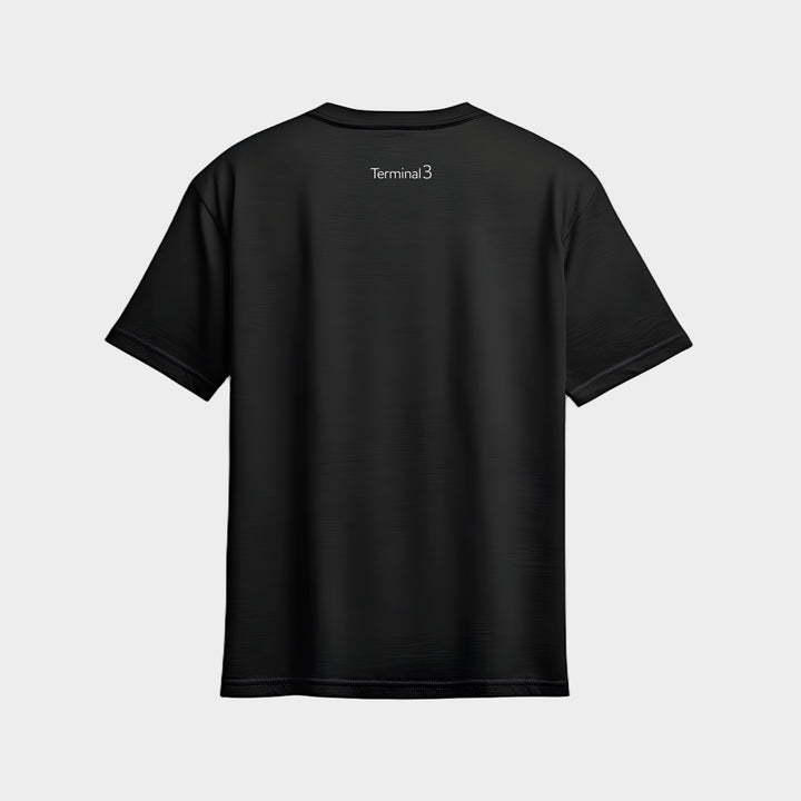 3House - Terminal3 T-Shirts -Black-