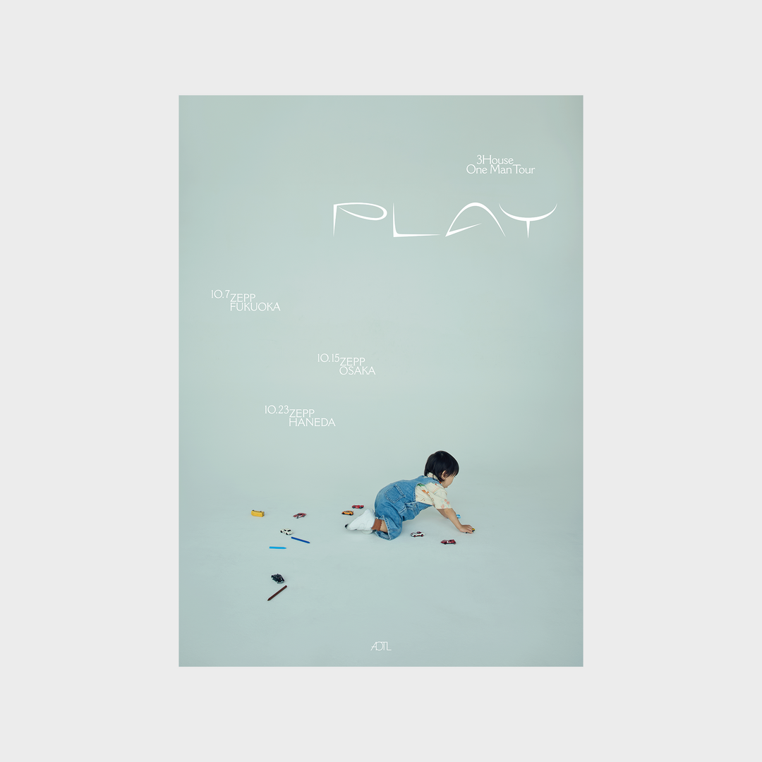 3House - PLAY TOUR Poster (B2)